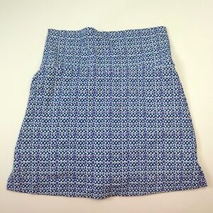 Ellie Kai Blue and White Geometric Athletic Skort